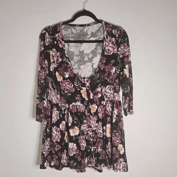 Torrid Super Soft 3/4 Sleeve Top - Picture 3 of 7